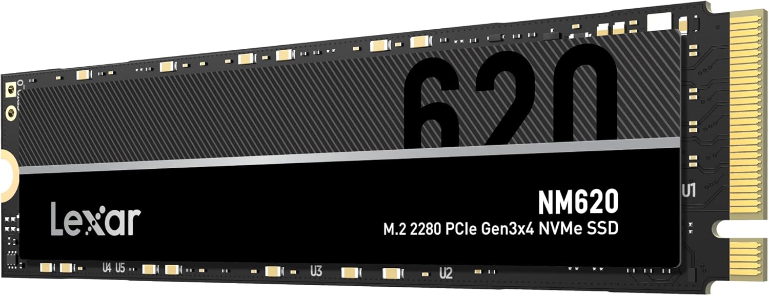 Lexar M.2 NVMe SSD 512GB NM620 PCle Gen 3x4 Lexar M.2 NVMe SSD 512GB NM620 PCle Gen 3x4